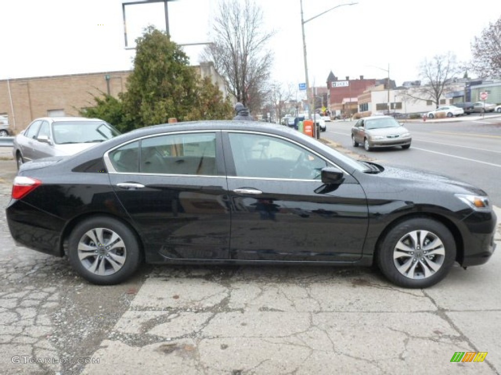 2014 Accord LX Sedan - Crystal Black Pearl / Black photo #6
