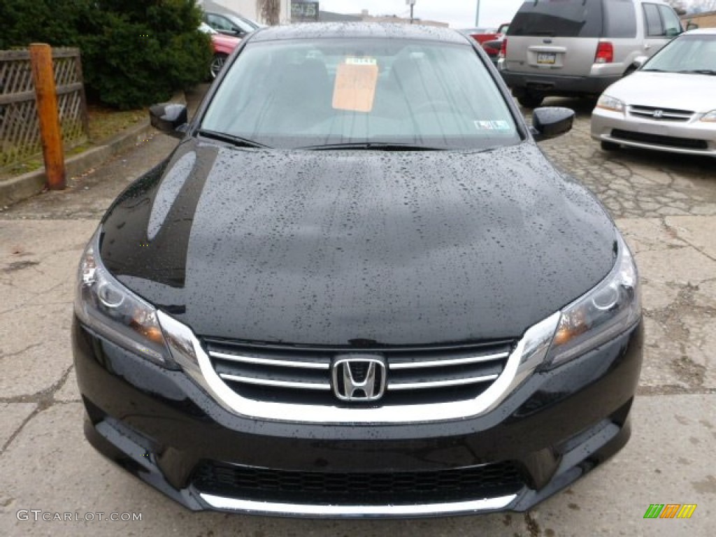 2014 Accord LX Sedan - Crystal Black Pearl / Black photo #8