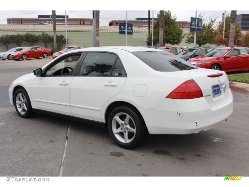 2007 Accord Value Package Sedan - Taffeta White / Ivory photo #5