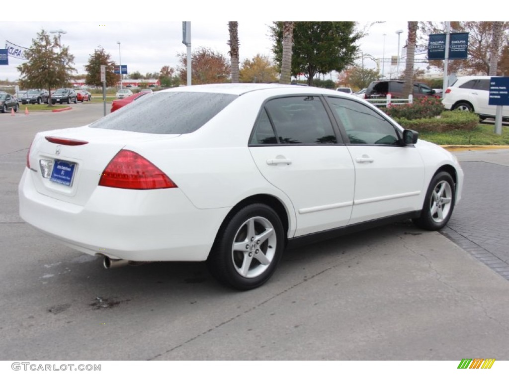 2007 Accord Value Package Sedan - Taffeta White / Ivory photo #7