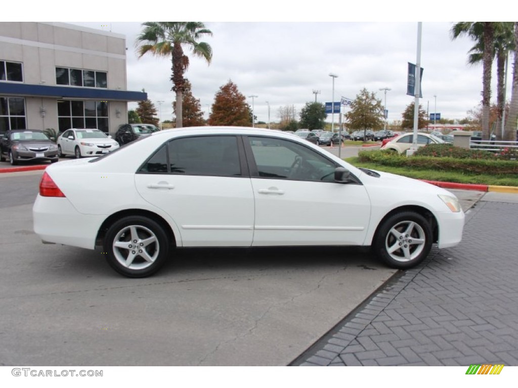 2007 Accord Value Package Sedan - Taffeta White / Ivory photo #8