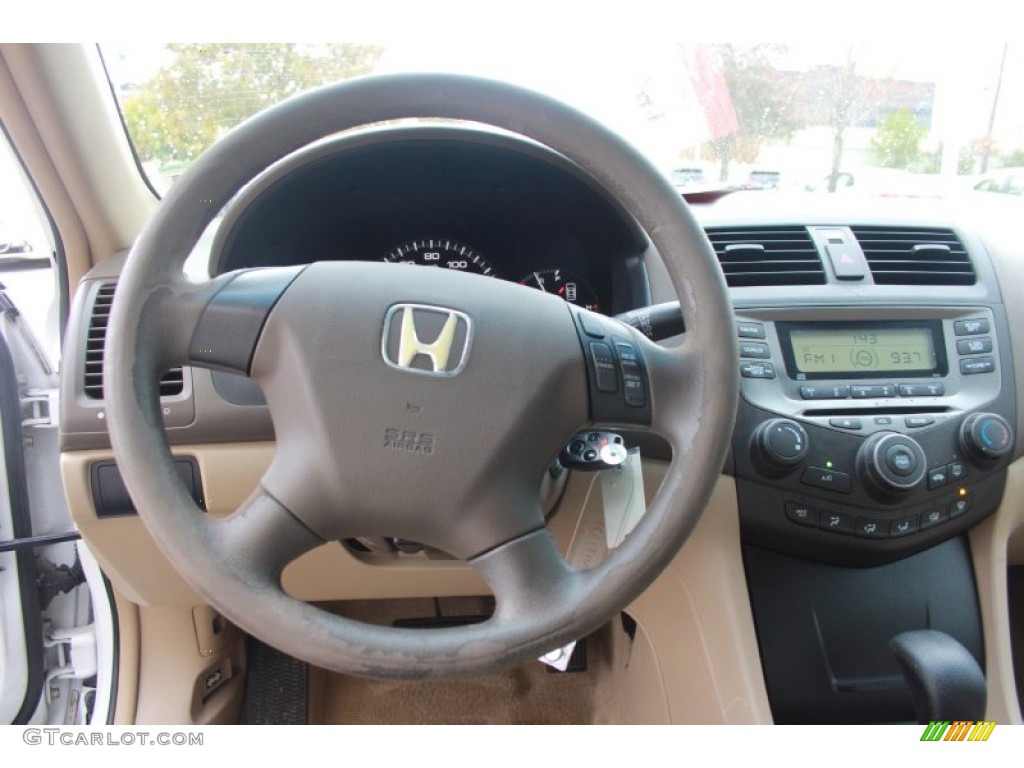 2007 Accord Value Package Sedan - Taffeta White / Ivory photo #23