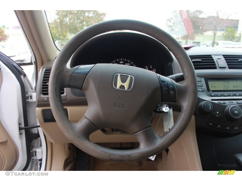 2007 Accord Value Package Sedan - Taffeta White / Ivory photo #24