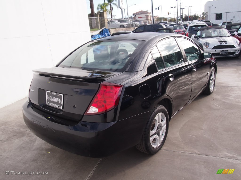 2003 ION 3 Sedan - Black / Gray photo #9