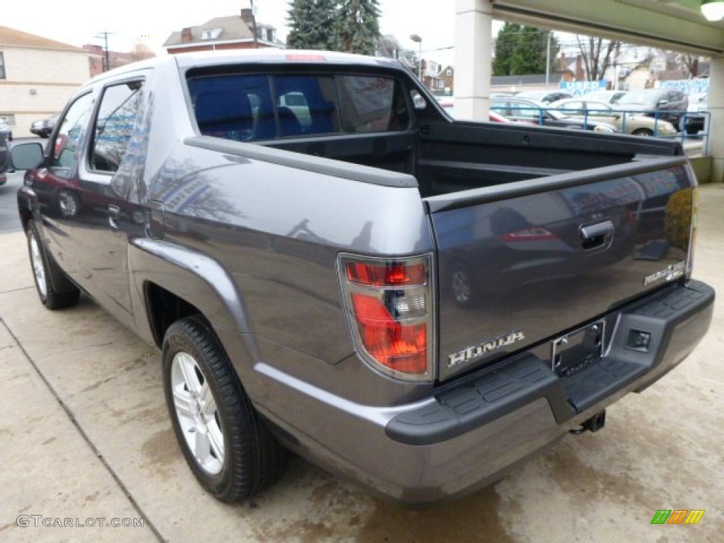Modern Steel Metallic 2014 Honda Ridgeline RTL Exterior Photo #88647232