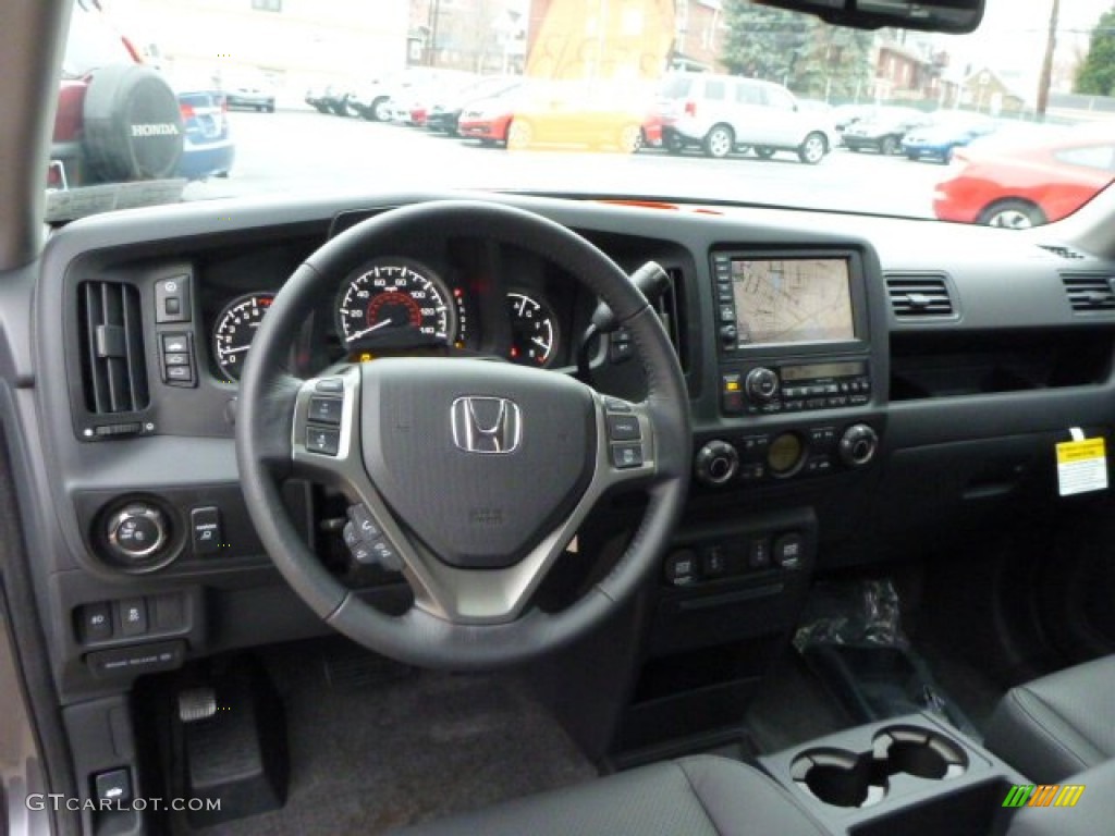 2014 Honda Ridgeline RTL Black Dashboard Photo #88647427