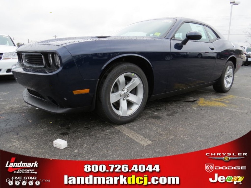 2014 Challenger SXT - Jazz Blue Pearl Coat / Dark Slate Gray photo #1