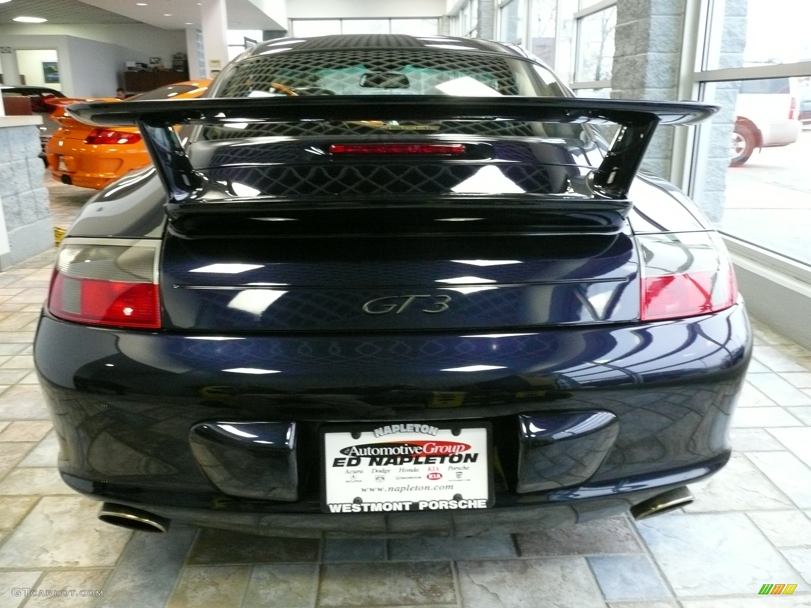 2005 911 GT3 - Midnight Blue Metallic / Natural Brown photo #6