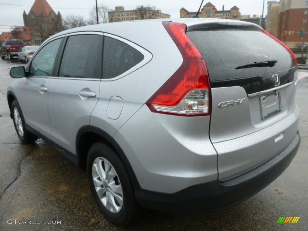 2014 CR-V EX AWD - Alabaster Silver Metallic / Black photo #3