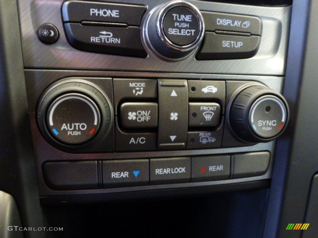 2014 Pilot EX 4WD - Modern Steel Metallic / Gray photo #18