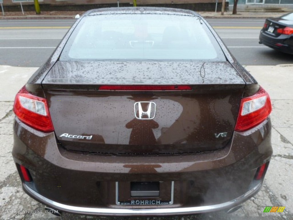 2013 Accord EX-L V6 Coupe - Tiger Eye Pearl / Black photo #4