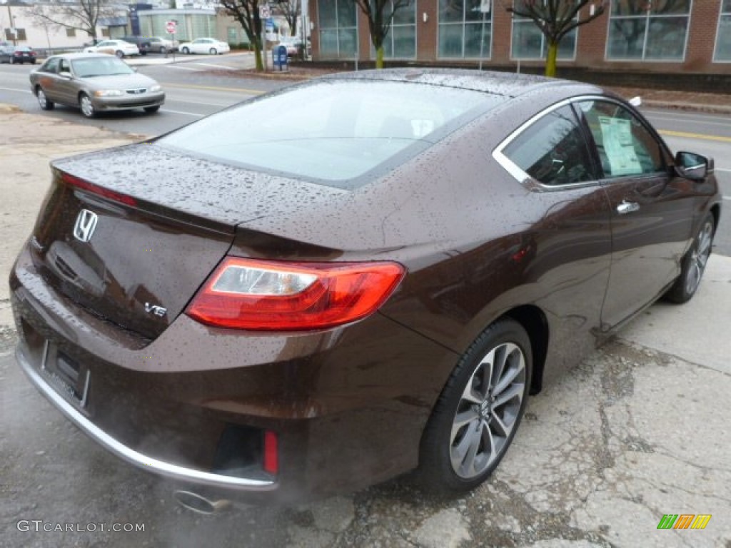 2013 Accord EX-L V6 Coupe - Tiger Eye Pearl / Black photo #5