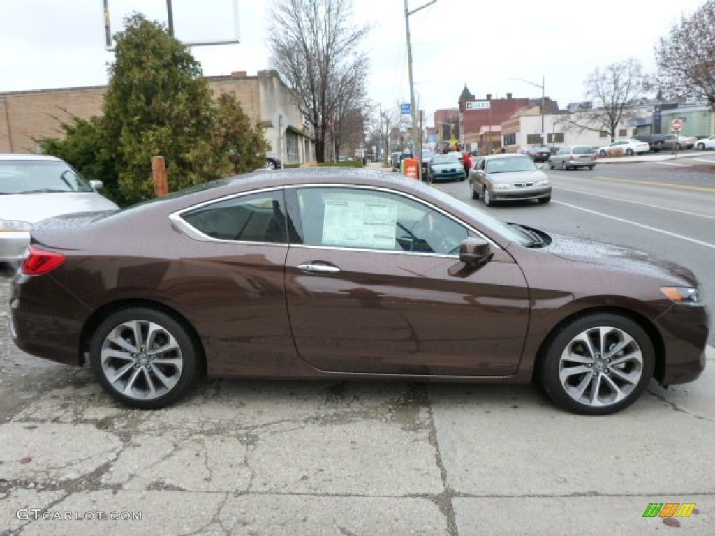 2013 Accord EX-L V6 Coupe - Tiger Eye Pearl / Black photo #6