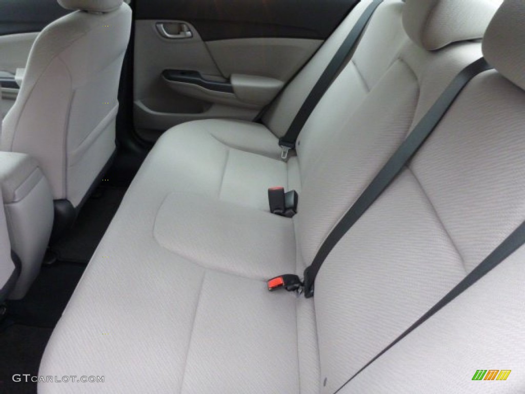 2013 Civic HF Sedan - Polished Metal Metallic / Gray photo #11