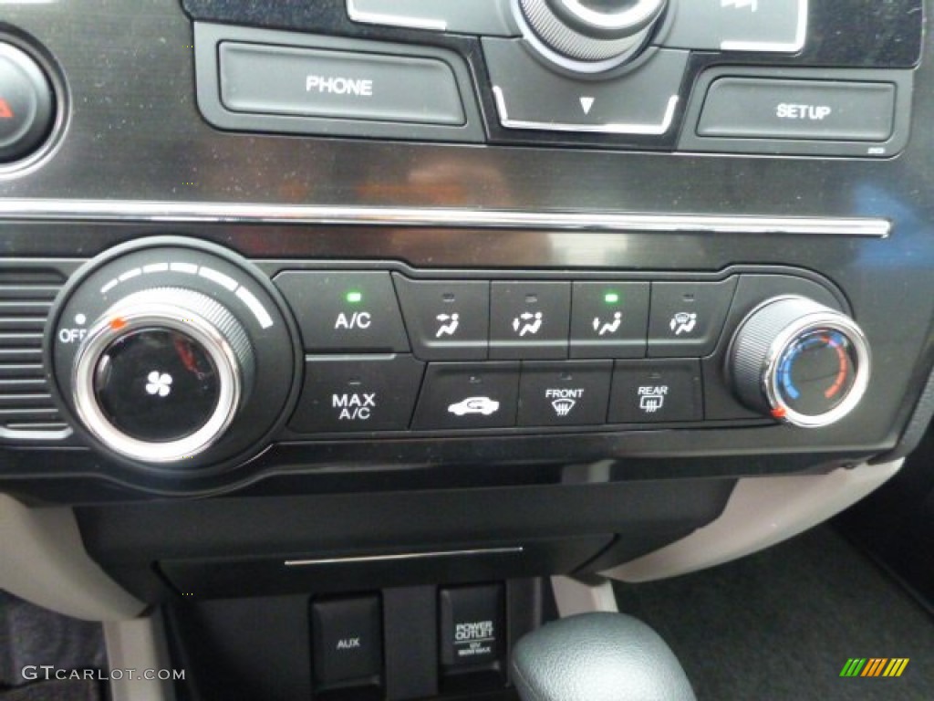 2013 Civic HF Sedan - Polished Metal Metallic / Gray photo #17