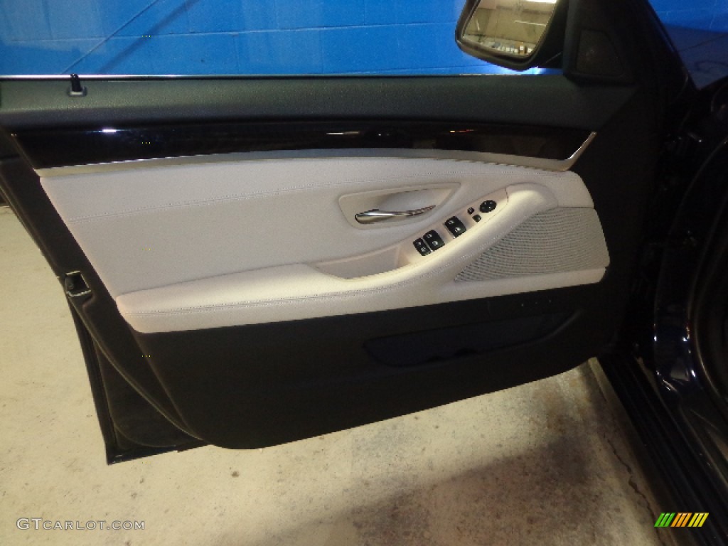 2012 5 Series 535i xDrive Sedan - Imperial Blue Metallic / Oyster/Black photo #17