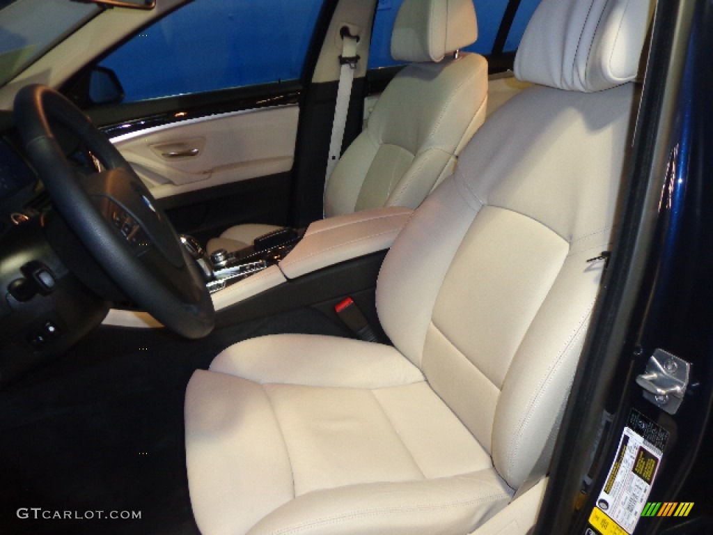 2012 5 Series 535i xDrive Sedan - Imperial Blue Metallic / Oyster/Black photo #21