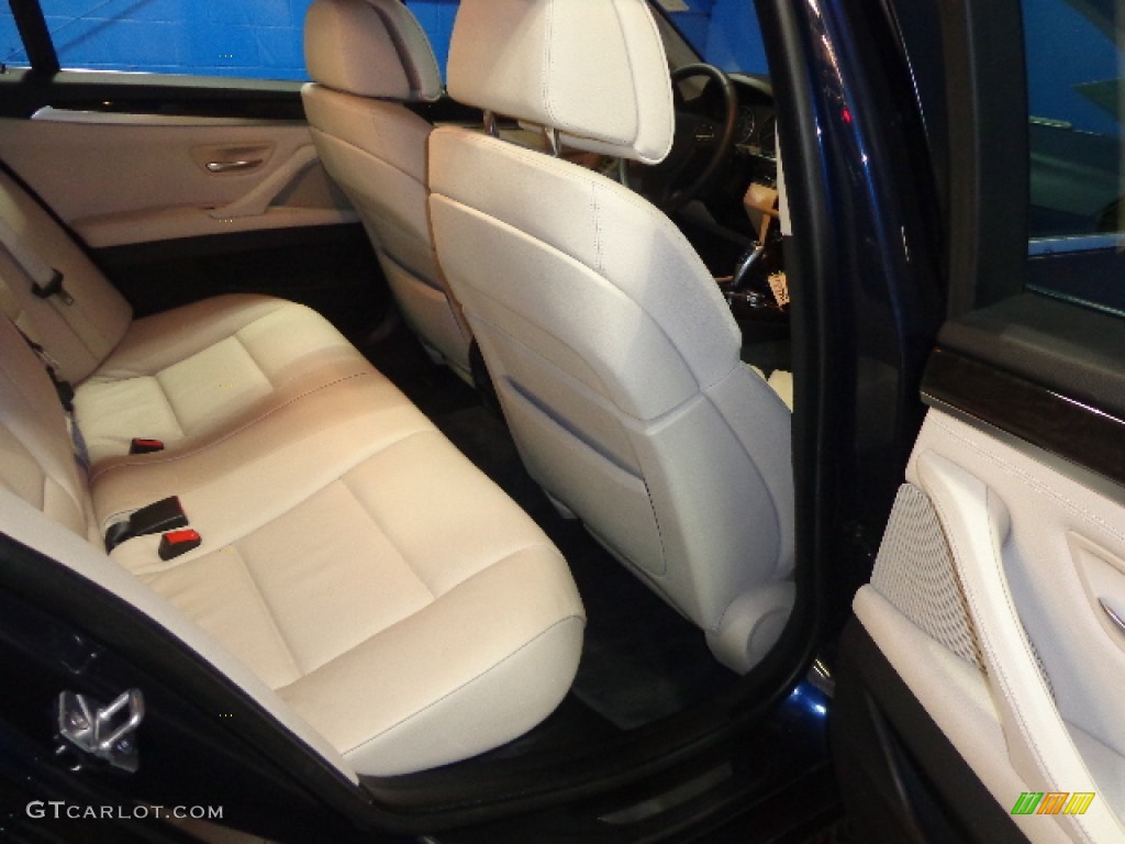 2012 5 Series 535i xDrive Sedan - Imperial Blue Metallic / Oyster/Black photo #28