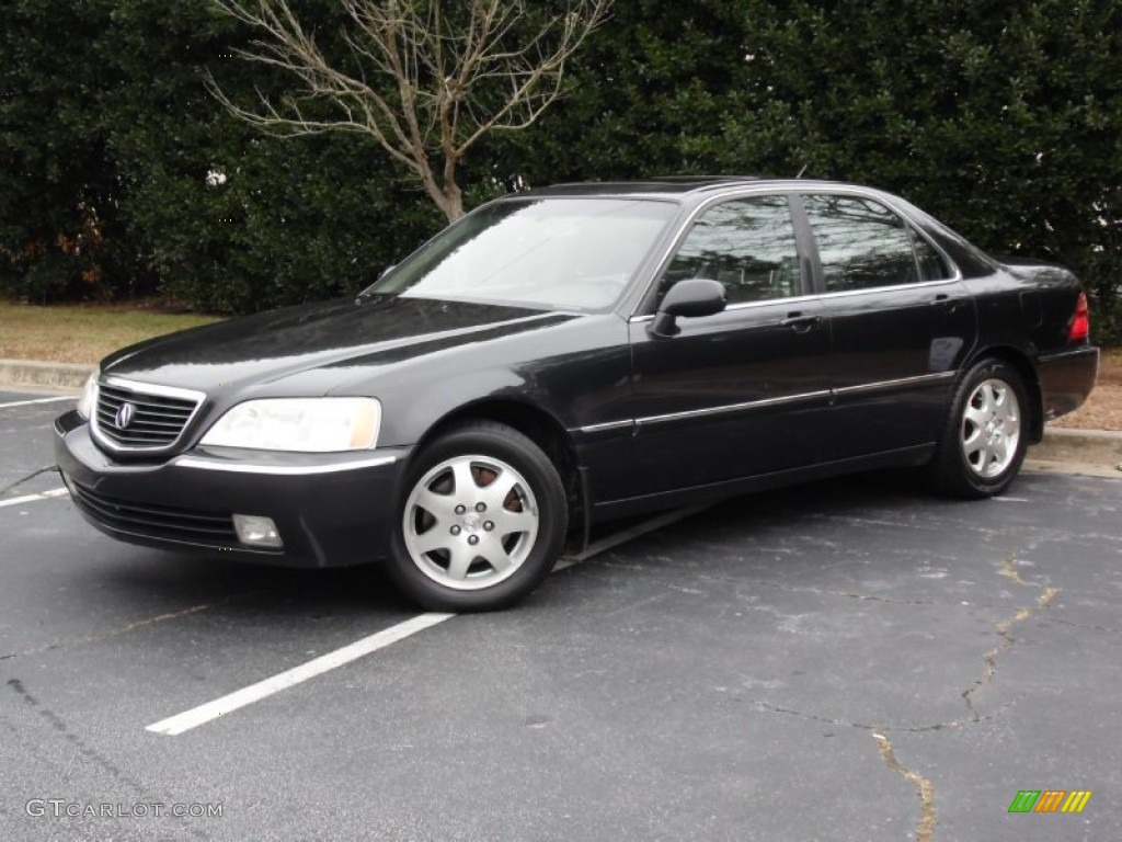 2002 RL 3.5 Sedan - Nighthawk Black / Quartz photo #2