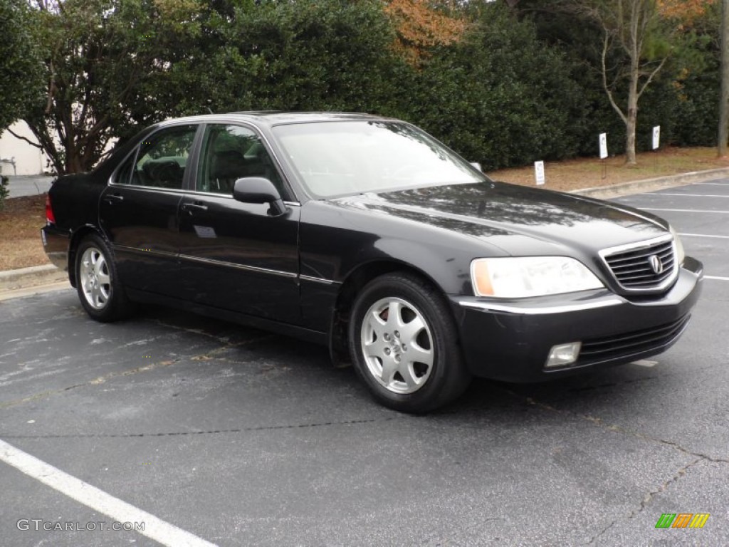 2002 RL 3.5 Sedan - Nighthawk Black / Quartz photo #4