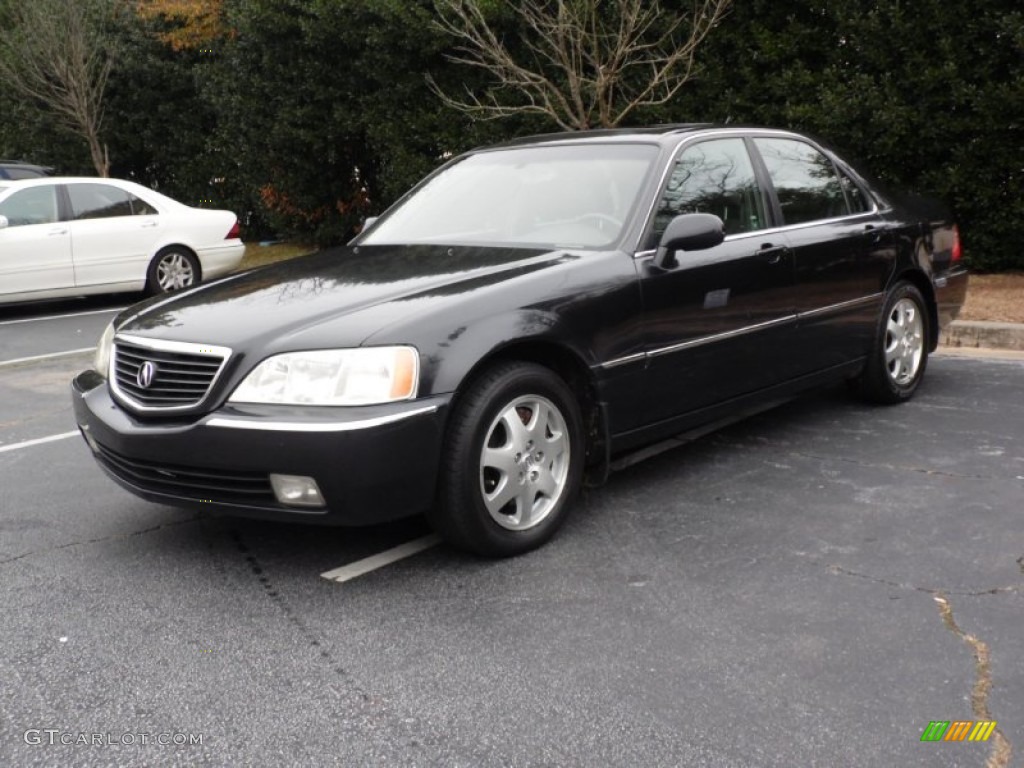 2002 RL 3.5 Sedan - Nighthawk Black / Quartz photo #5