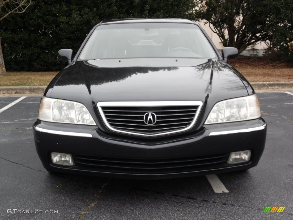 2002 RL 3.5 Sedan - Nighthawk Black / Quartz photo #29