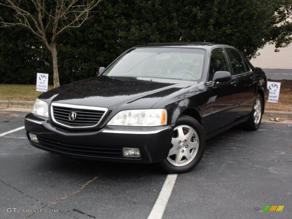 2002 RL 3.5 Sedan - Nighthawk Black / Quartz photo #30