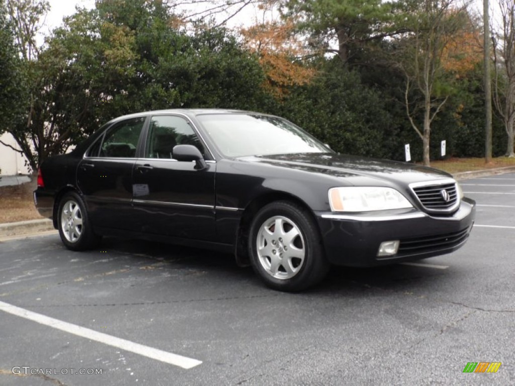 2002 RL 3.5 Sedan - Nighthawk Black / Quartz photo #31