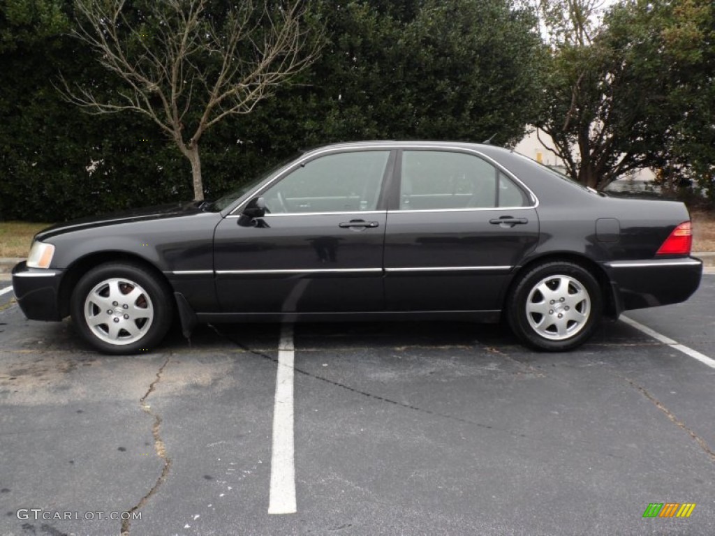 2002 RL 3.5 Sedan - Nighthawk Black / Quartz photo #32