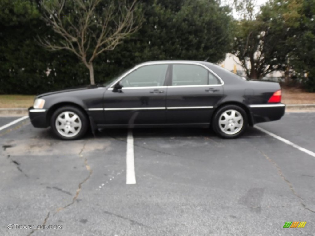 2002 RL 3.5 Sedan - Nighthawk Black / Quartz photo #33