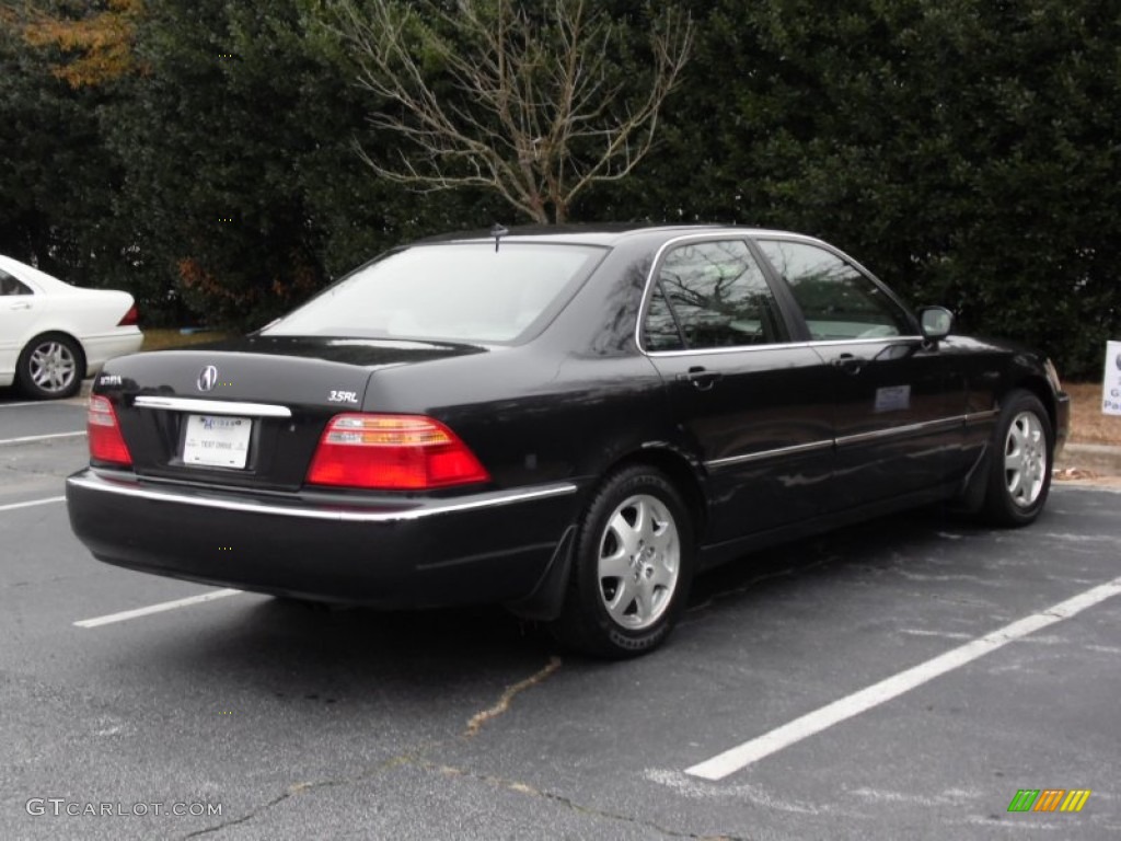 2002 RL 3.5 Sedan - Nighthawk Black / Quartz photo #36