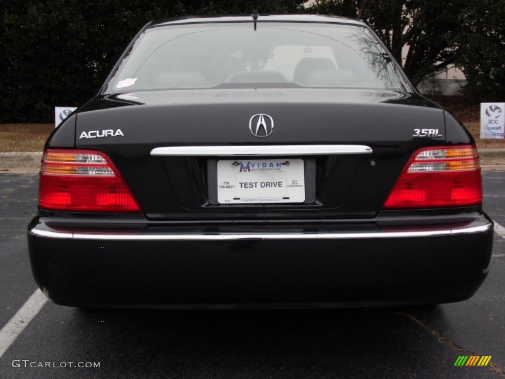 2002 RL 3.5 Sedan - Nighthawk Black / Quartz photo #37