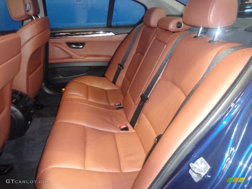 2011 5 Series 535i xDrive Sedan - Deep Sea Blue Metallic / Cinnamon Brown photo #22