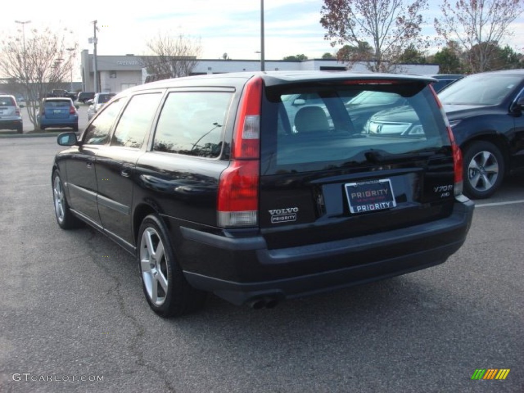 2004 V70 R AWD - Black / R Gobi Sand photo #4