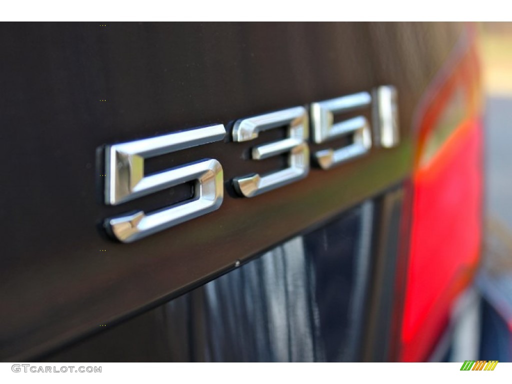 2011 5 Series 535i xDrive Sedan - Deep Sea Blue Metallic / Cinnamon Brown photo #35