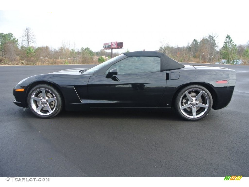 Black 2007 Chevrolet Corvette Convertible Exterior Photo #88655935