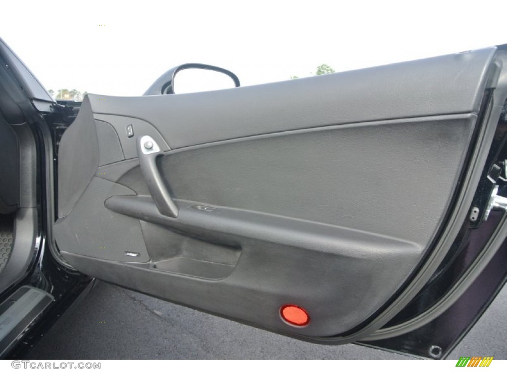 2007 Chevrolet Corvette Convertible Ebony Door Panel Photo #88656121