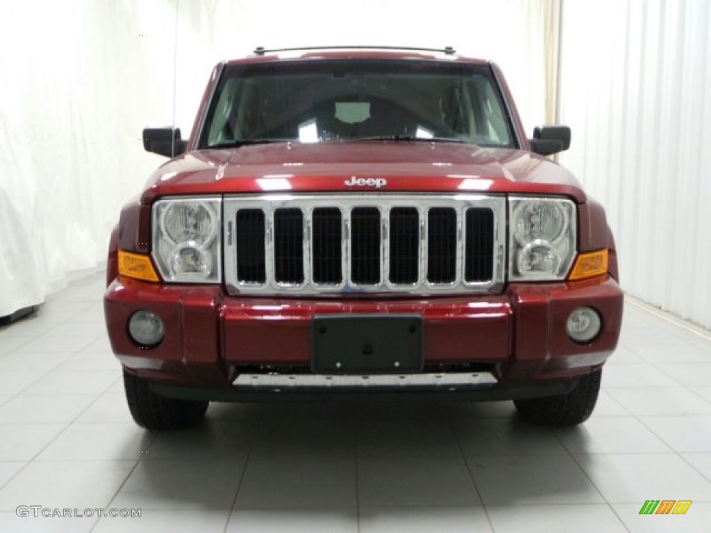 2007 Commander Limited 4x4 - Red Rock Pearl / Saddle Brown photo #2