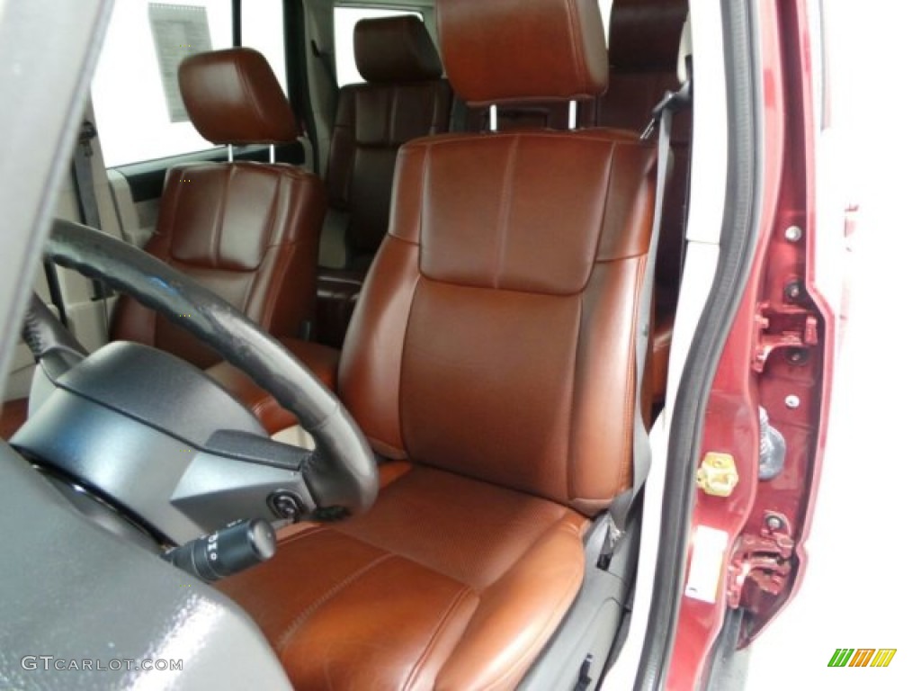 2007 Commander Limited 4x4 - Red Rock Pearl / Saddle Brown photo #5
