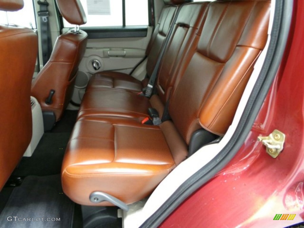 2007 Commander Limited 4x4 - Red Rock Pearl / Saddle Brown photo #6