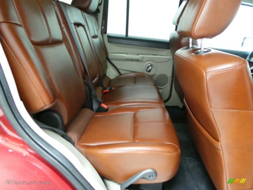 2007 Commander Limited 4x4 - Red Rock Pearl / Saddle Brown photo #9