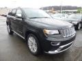 2014 Brilliant Black Crystal Pearl Jeep Grand Cherokee Summit 4x4  photo #7