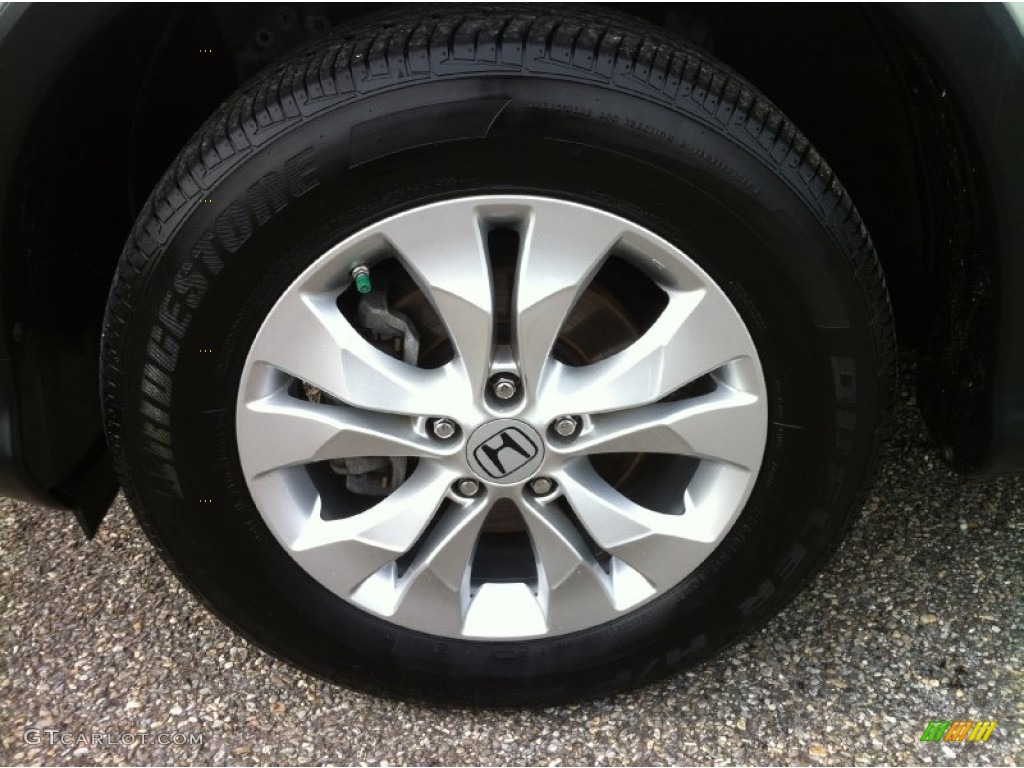 2012 CR-V EX-L 4WD - Alabaster Silver Metallic / Beige photo #3