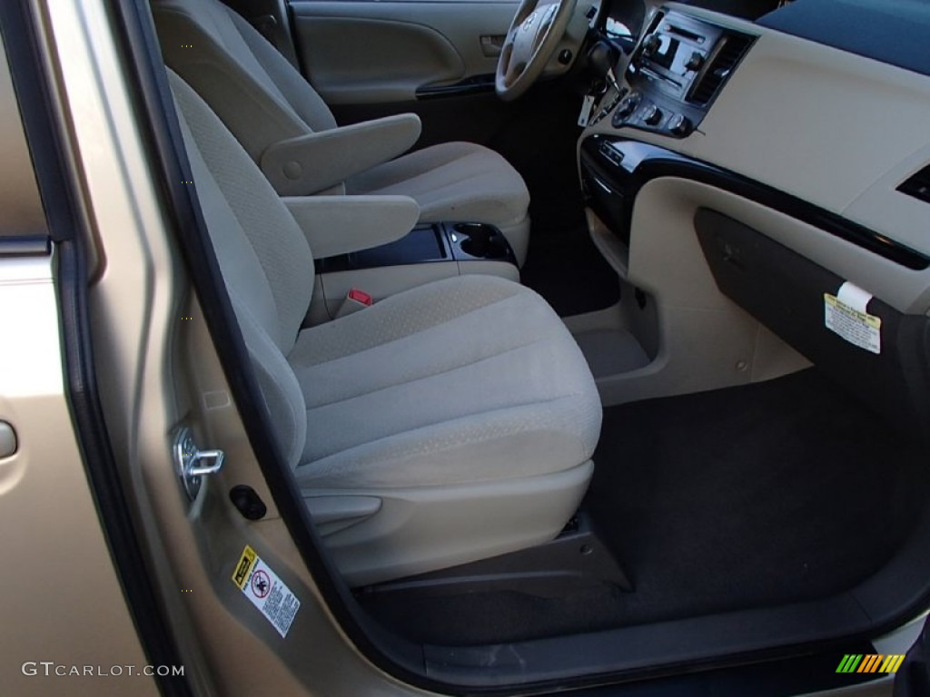 2011 Sienna LE - Sandy Beach Metallic / Bisque photo #11