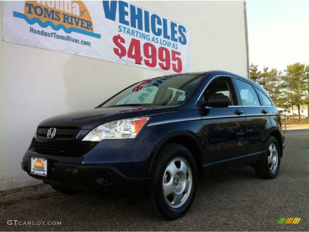 2009 CR-V LX 4WD - Royal Blue Pearl / Gray photo #1