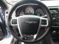 2014 Chrysler 200 Black Interior Steering Wheel Photo