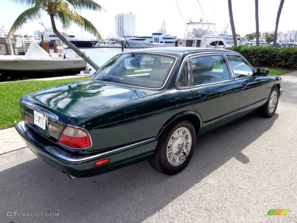 1998 XJ XJ8 L - British Racing Green / Oatmeal photo #9