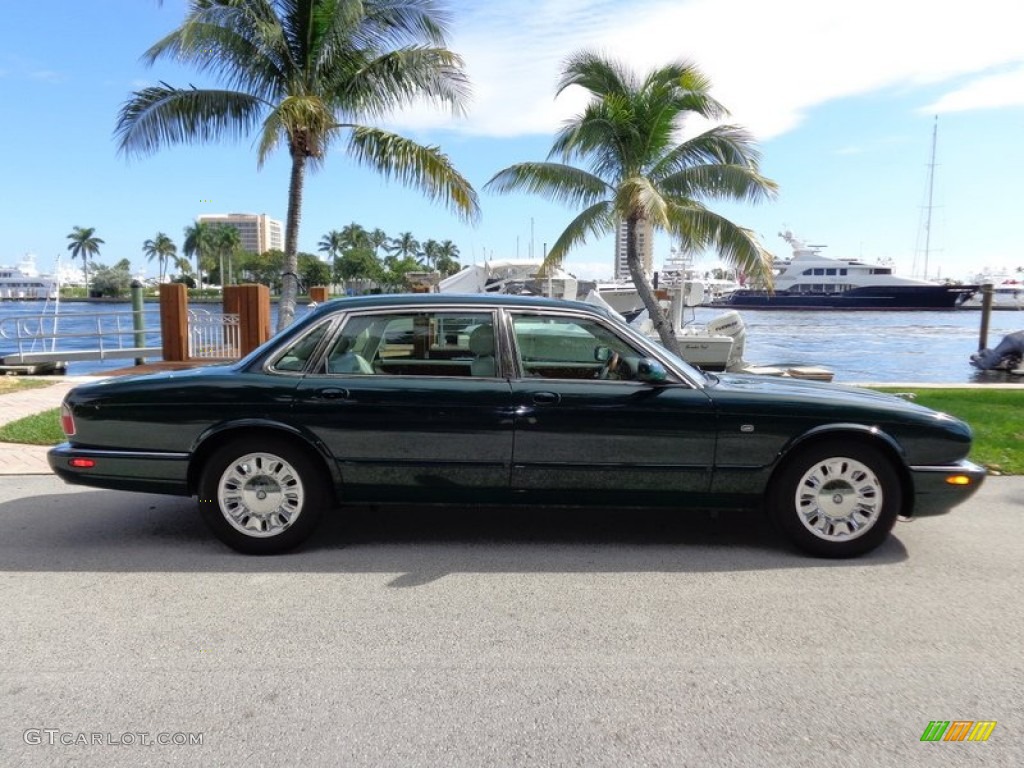 1998 XJ XJ8 L - British Racing Green / Oatmeal photo #11