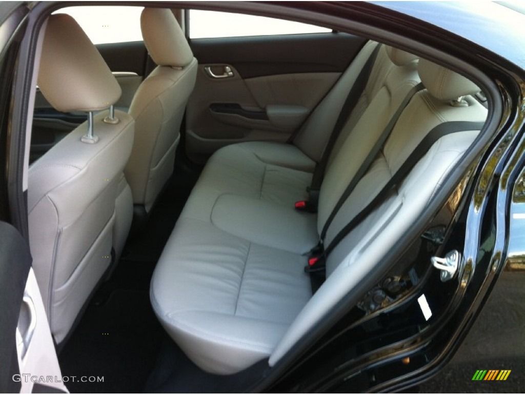 2013 Honda Civic Hybrid Sedan Rear Seat Photos