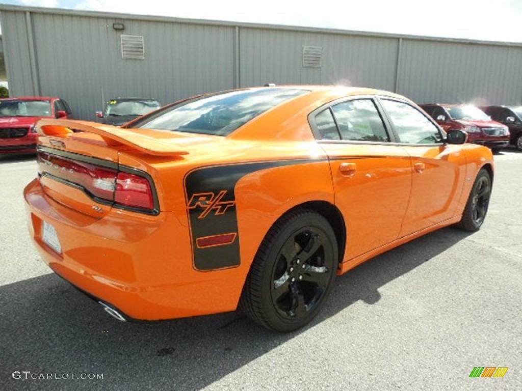 2014 Charger R/T - Header Orange / Black photo #8